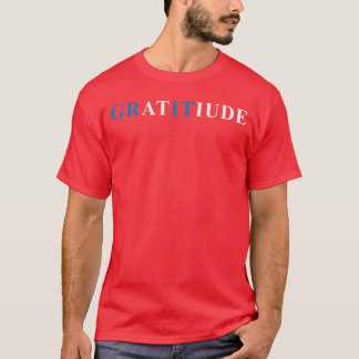 Erkenbaarheid Grit Blauwe Brief Inspirerende Boods T-shirt