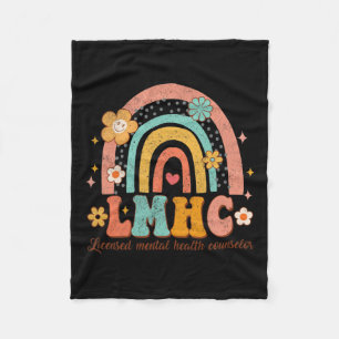 Erkend Mental Health Counselor Therapeut Groovy Fleece Deken