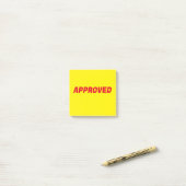 ERKEND POST-IT® NOTES (Op bureau)