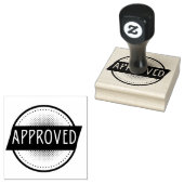 ERKEND 	RUBBERSTEMPEL (Gestempeld)