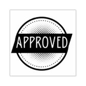 ERKEND 	RUBBERSTEMPEL (Afrduk)