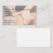 Erkende Massagetherapeut Eenvoudige Visitekaartjes (Voorkant / Achterkant)