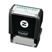 Erkende naam en datum zwarte inkt Business Zelfinktende Stempel (Product)