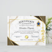 Erkenning Verdienste Certificaat (Staand voorkant)