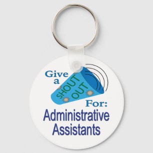 Erkenning voor administratieve assistenten sleutelhanger