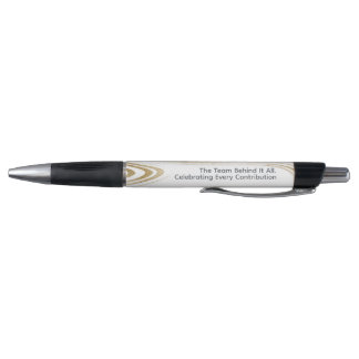 Erkenningsevenementen pen | Custom logo goud accen