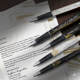 Erkenningsevenementen pen | Helder gouden accent