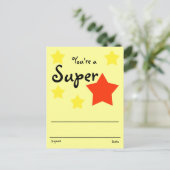 Erkenningsonderscheiding Briefkaart (Staand voorkant)