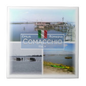 ERM030 COMACCHIO, Emilia Romagna, Italië, Tegeltje (Voorkant)
