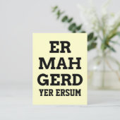 Ermahgerd Briefkaart (Staand voorkant)