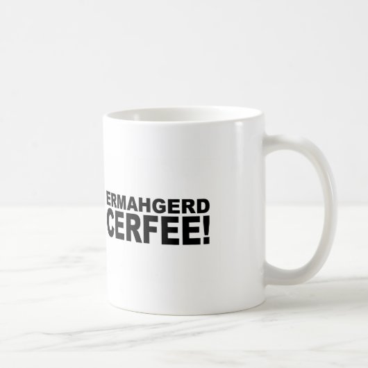 Ermahgerd Cerfee! Koffiemok (Rechts)