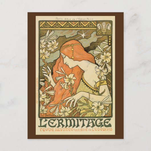 Ermitage Art nouveau magazine Briefkaart (Voorkant)