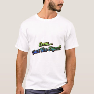 Ermm... Wat is het Sigma? Mannen T-shirt