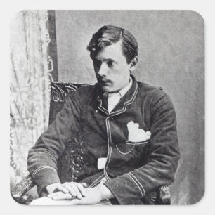 Ernest Dowson Vierkante Sticker