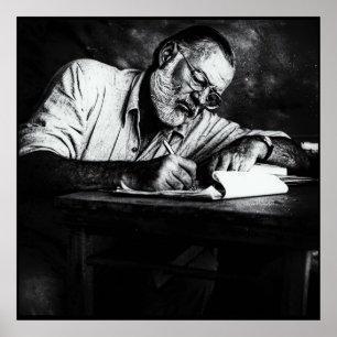 Ernest Hemingway naar Kenia Poster