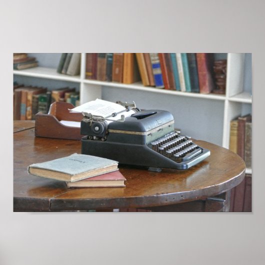 Ernest Hemingway's Typewriter, Key West Poster (Voorkant)