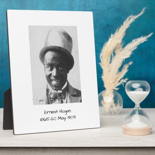 Ernest Hogan Fotoplaat (Zijkant)