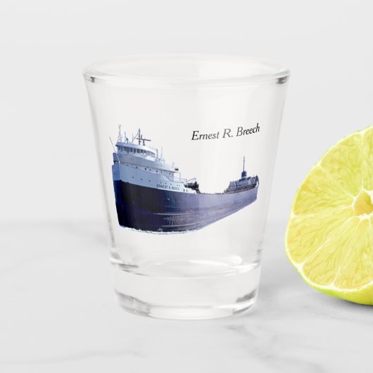 Ernest R. Breech shot glass Shot Glas (Voorkant)