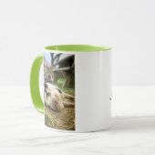 Ernest & Sassy Photo Mug avec logo! (Devant gauche)