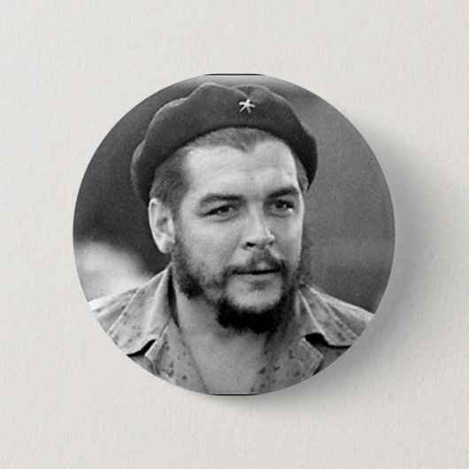 Ernesto Che Guevara Ronde Button 5,7 Cm (Voorkant)
