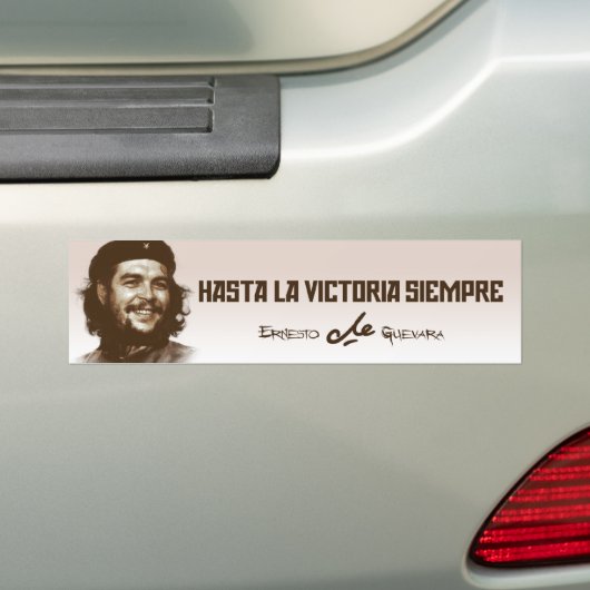 Ernesto Che Guevara Smile Bumpersticker (Op auto)
