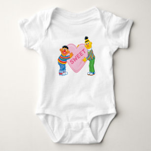 Ernie & Bert Groot Hart Voor Valentijn Romper