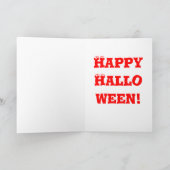 Ernie de Kaart van de Pompoen van Halloween van de (Binnen)