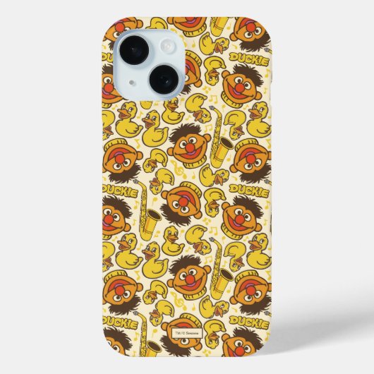 Ernie en Rubber Duckie Pattern Case-Mate iPhone Case (Achterkant)