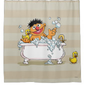 Ernie in Bathtub Douchegordijn (Voorkant)
