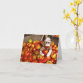 Ernie la carte de note de pommes de singe de (Fleur jaune)