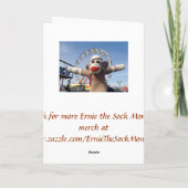 Ernie la carte de Pâques de lapins de Choco de (Dos)