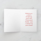 Ernie la carte de Père Noël de singe de chaussette (Intérieur)