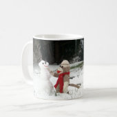 Ernie la tasse d'amusement de neige d'hiver de (Devant gauche)