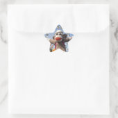 Ernie le Sock Monkey Star Sticker (Sac)