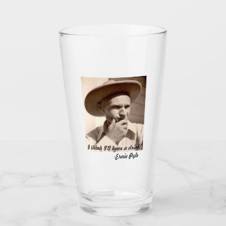 Ernie Pyle drinkglas bierglas Glas