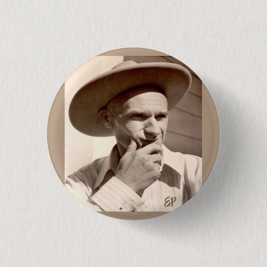 Ernie Pyle-knop Ronde Button 3,2 Cm (Voorkant)