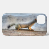 Ernie the Determined Ermine (Weasel) Wildlife Case-Mate iPhone Case (Achterkant (horizontaal))