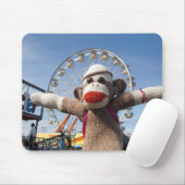 Ernie the Sock Monkey Ferris Wheel Mousepad Muismat (Met muis)