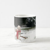 Ernie the Sock Monkey Winter Snow Fun Mok (Center)