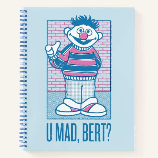 Ernie | U Mad, Bert? Notitieboek (Voorkant)