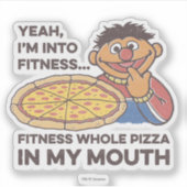 ErnieJa, ik ben in Fitness Sticker (Voorkant)