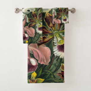 Ernst Haeckel Art Print: Orchidae Oncidiums, tulpe Bad Handdoek