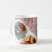 Ernst Haeckel Discomedusae Jellyfish Koffiemok (Voorkant links)