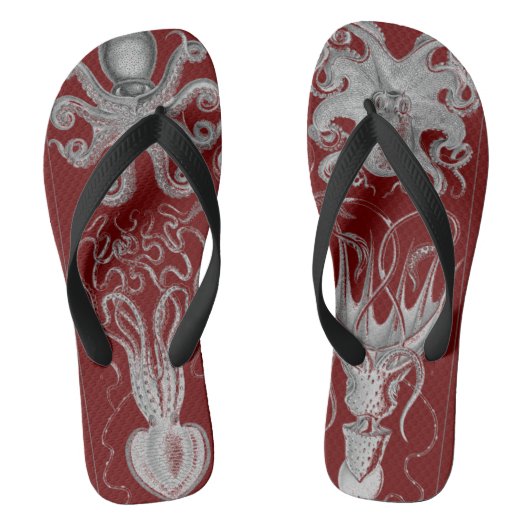 Ernst Haeckel Octopus Teenslippers (Voetbed)