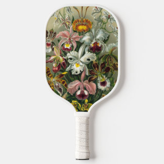 Ernst Haeckel Orchids,  regenwoudbloemen Pickleball Paddle
