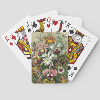 Ernst Haeckel Orchids,  regenwoudbloemen Pokerkaarten