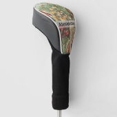 Ernst Haeckel  Retro Mushroom Golfheadcover (Schuin)