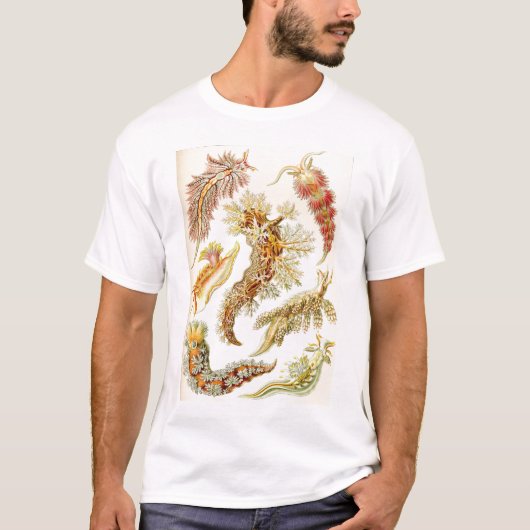 Ernst Haeckel - T-shirt de Nudibranchia (Devant)