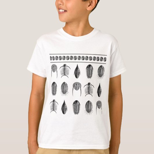 Ernst Haeckel Trilobite Pattern - groot T-shirt (Voorkant)
