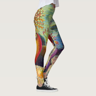 Ernst Haeckel Zee Anemones Marine:Actiniae Leggings